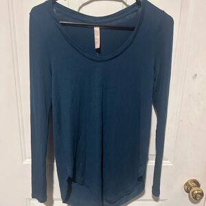 Athleta Teal Long Sleeve Top